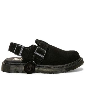 JORGE MADE IN ENGLAND SUEDE SLINGBACK MULES